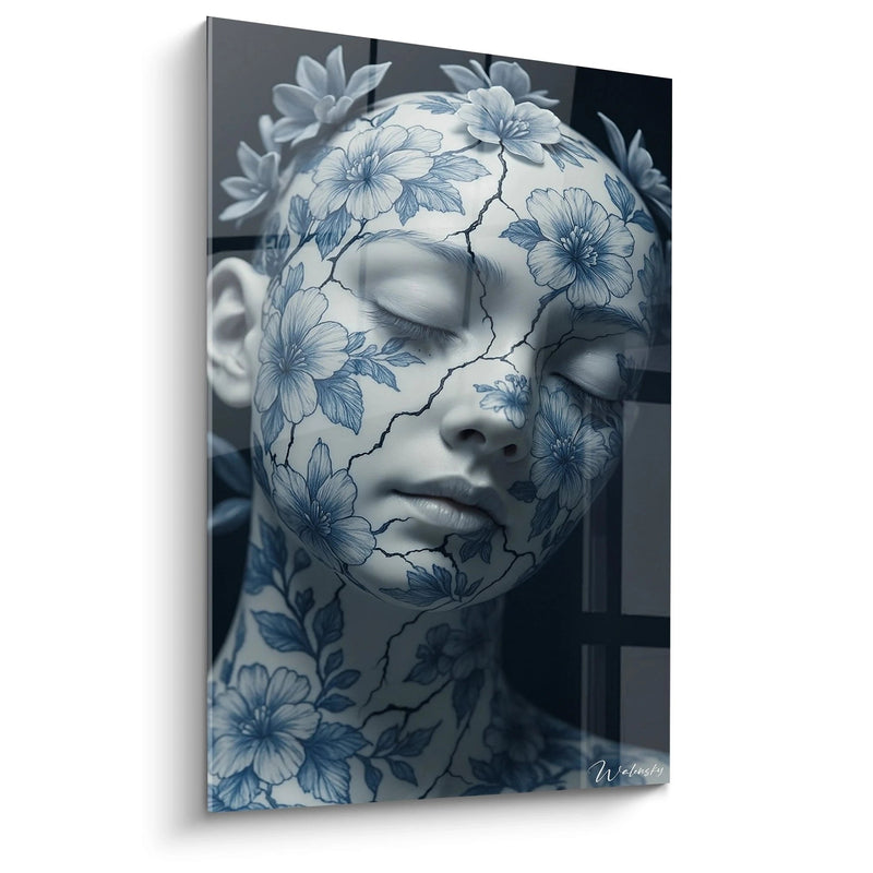 Flawed Beauty Wall Art - Porcelain Style Edition