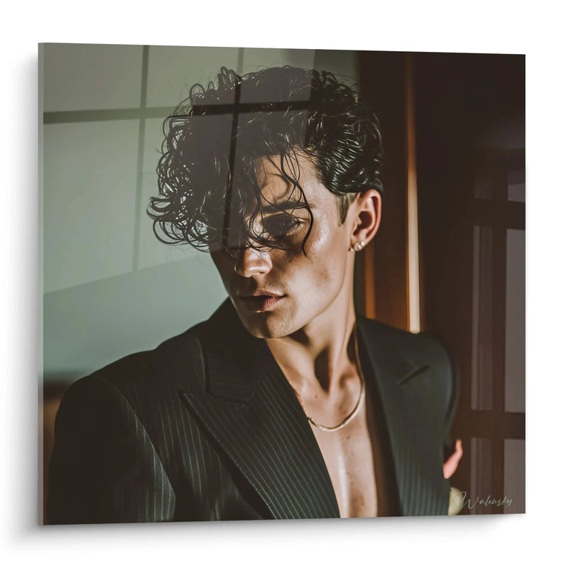 Tableau Beauté Masculine - L'Intensité du Regard - édition beauté masculine