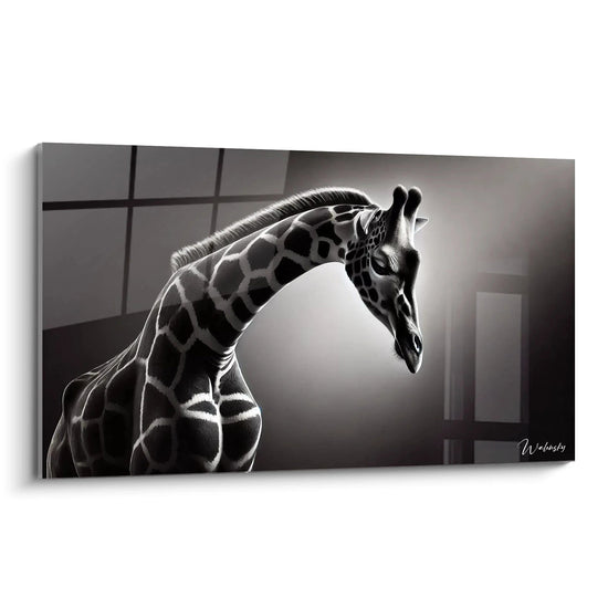 Silent Beauty Wall Art - Giraffe Animals Edition