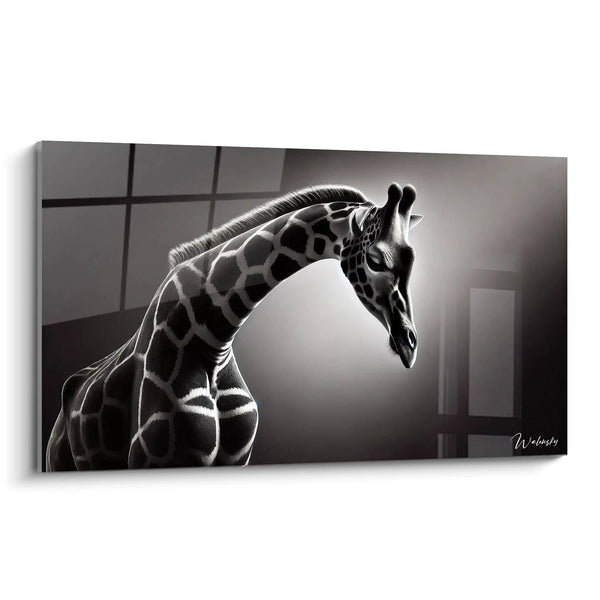 Cuadro Belleza Silenciosa - Edición Jirafa Animales