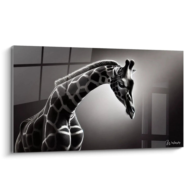 Silent Beauty Painting - Giraffe Animals Edition