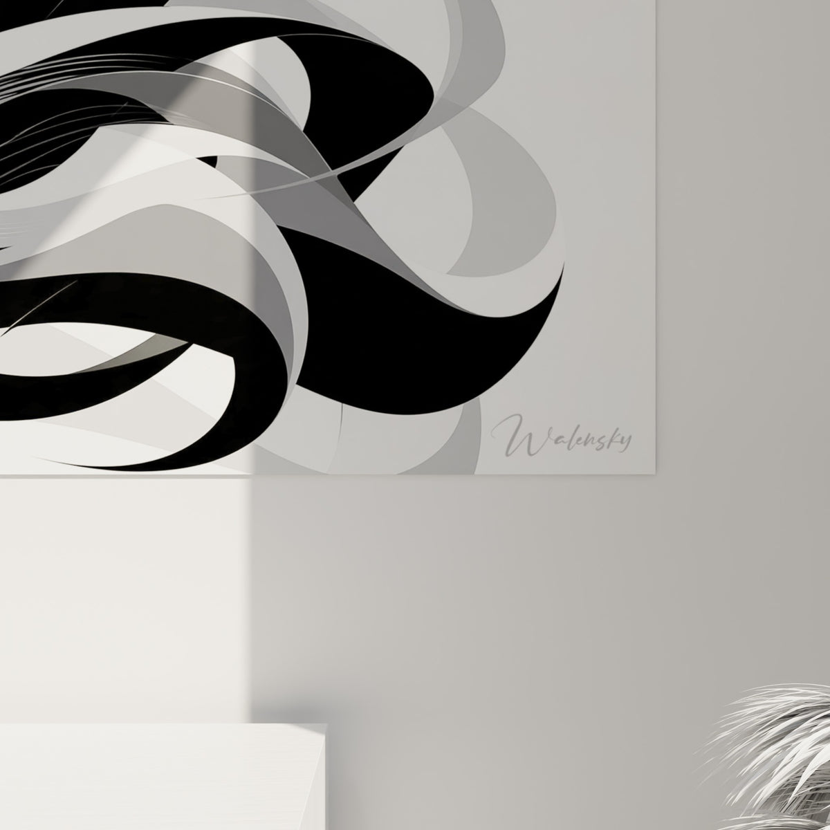 Détail des mèches noires et grises entrelacées du blaireau, traits fins et empâtements graphiques visibles