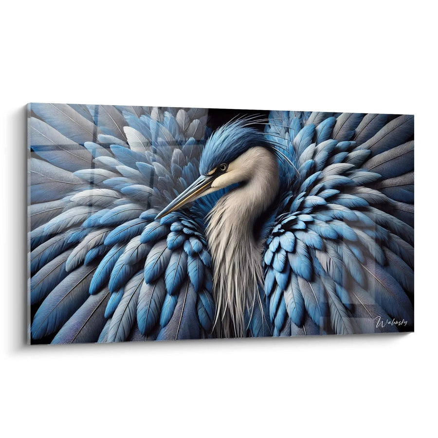 Cuadro Azul Real - Edición Garzón Animales