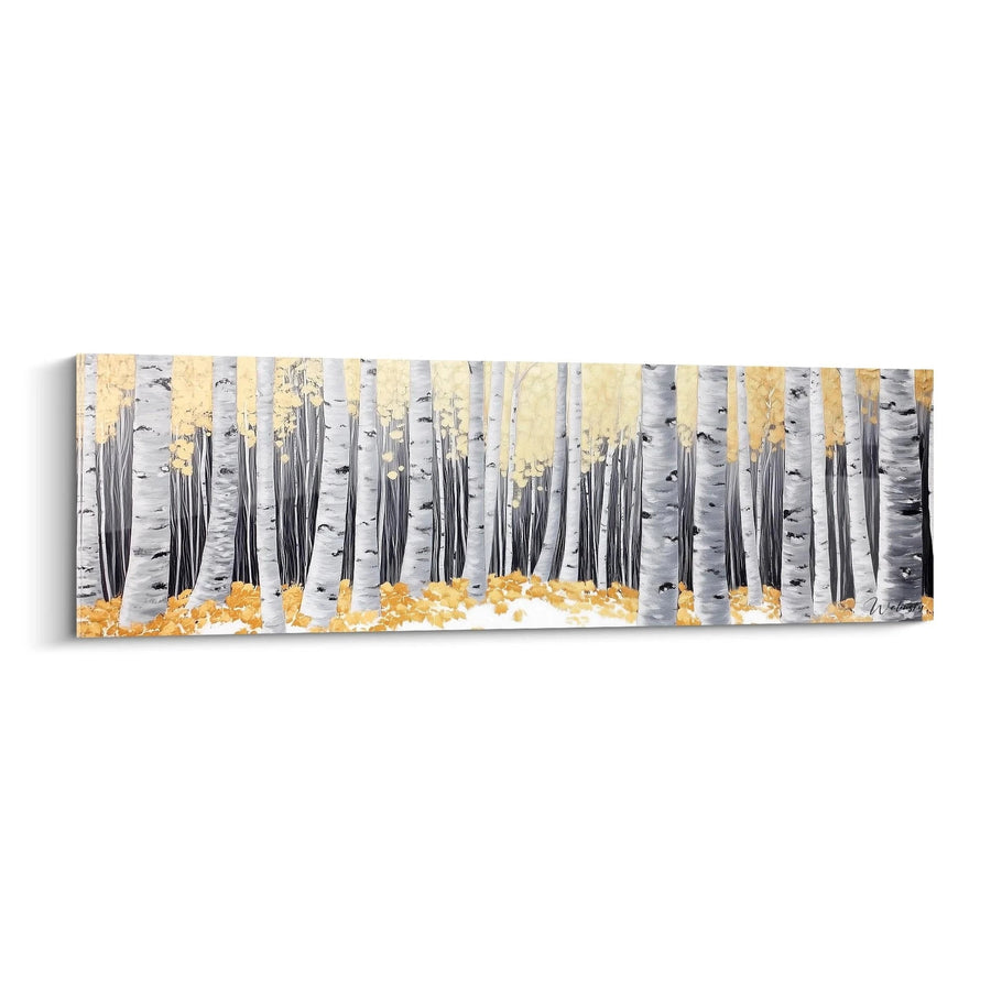 Tableau Bouleau Murmure des troncs - édition forêt