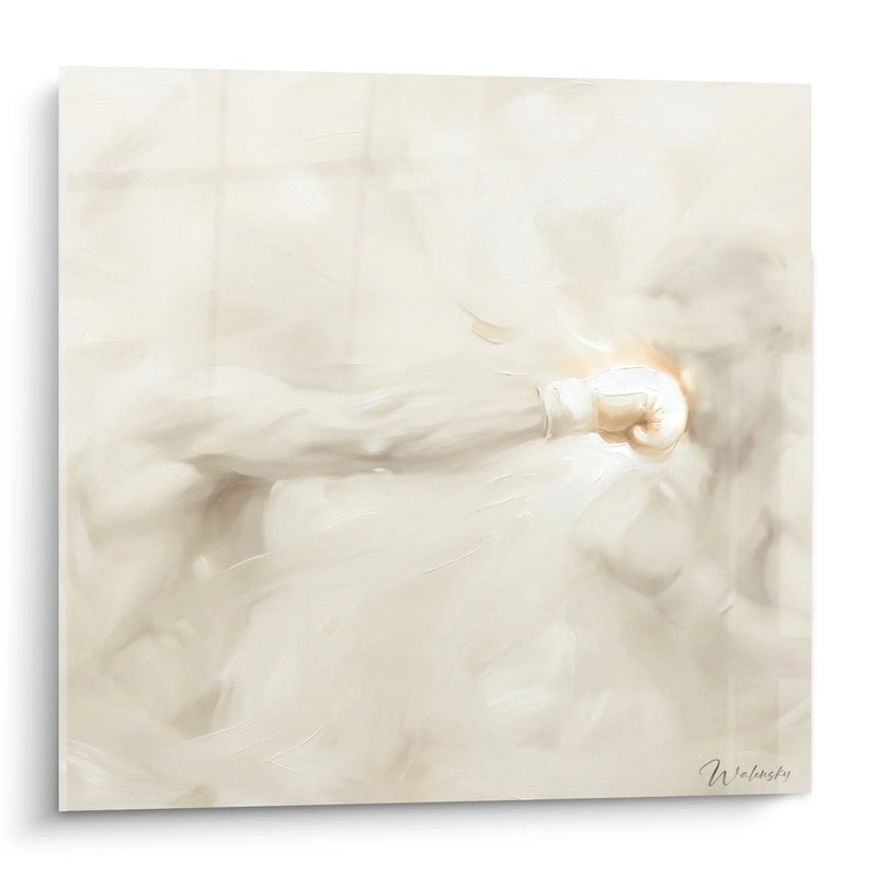 Wandbild Boxer Flüssige Bewegung - Athletische Anmut - Boxing Edition