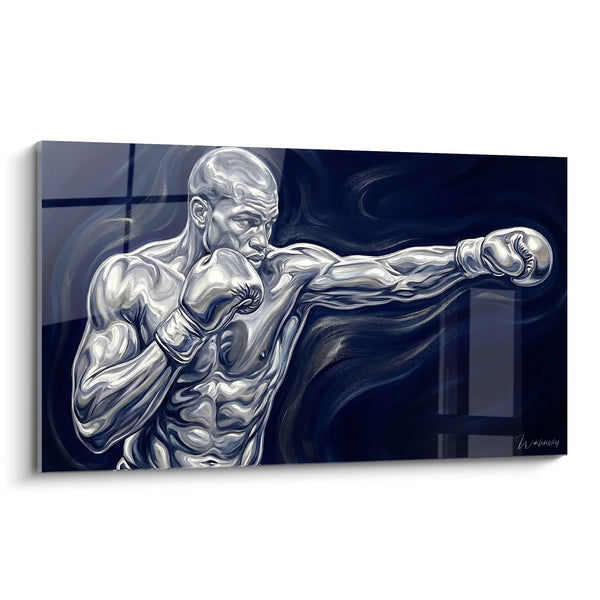 Cuadro Boxeador Profesional - Campeón de la Sombra - Edición Boxeo