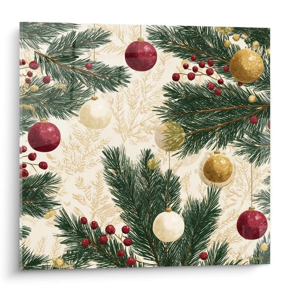 Cuadro Ramas de pino Magia de Navidad - edición Navidad