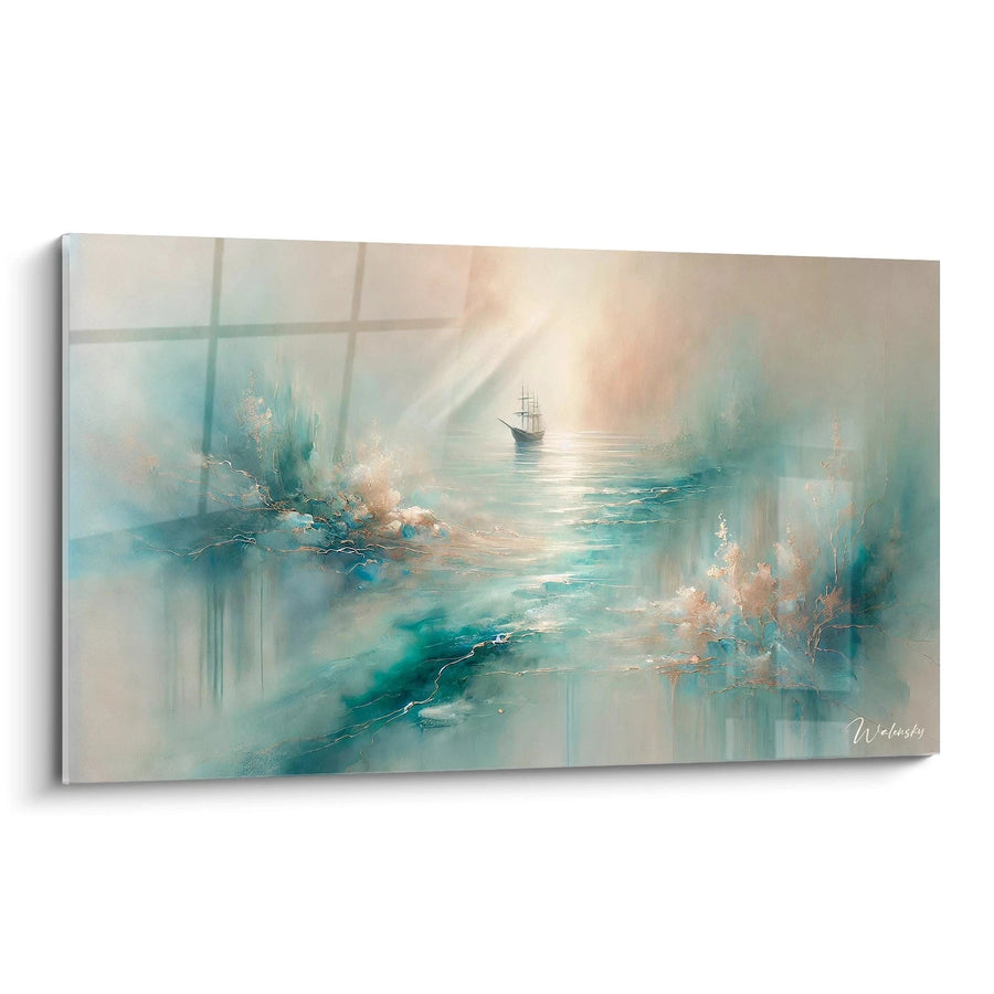 Schilderij Etherische Nevel - Abstract Boot Editie