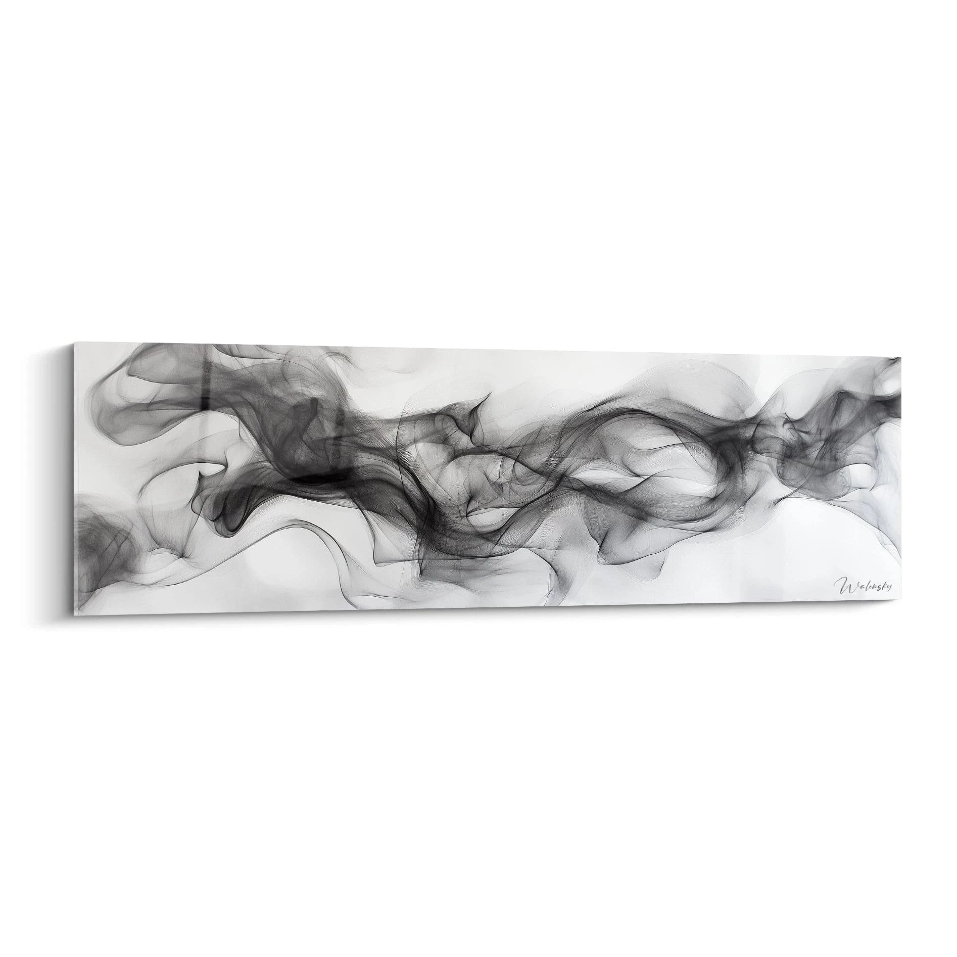 Tableau Brume Ondulante Perle - édition moderne abstrait - Walensky