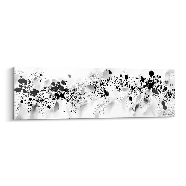 Quadro Bruma Stellare Bianca - edizione macchiato bianco e nero