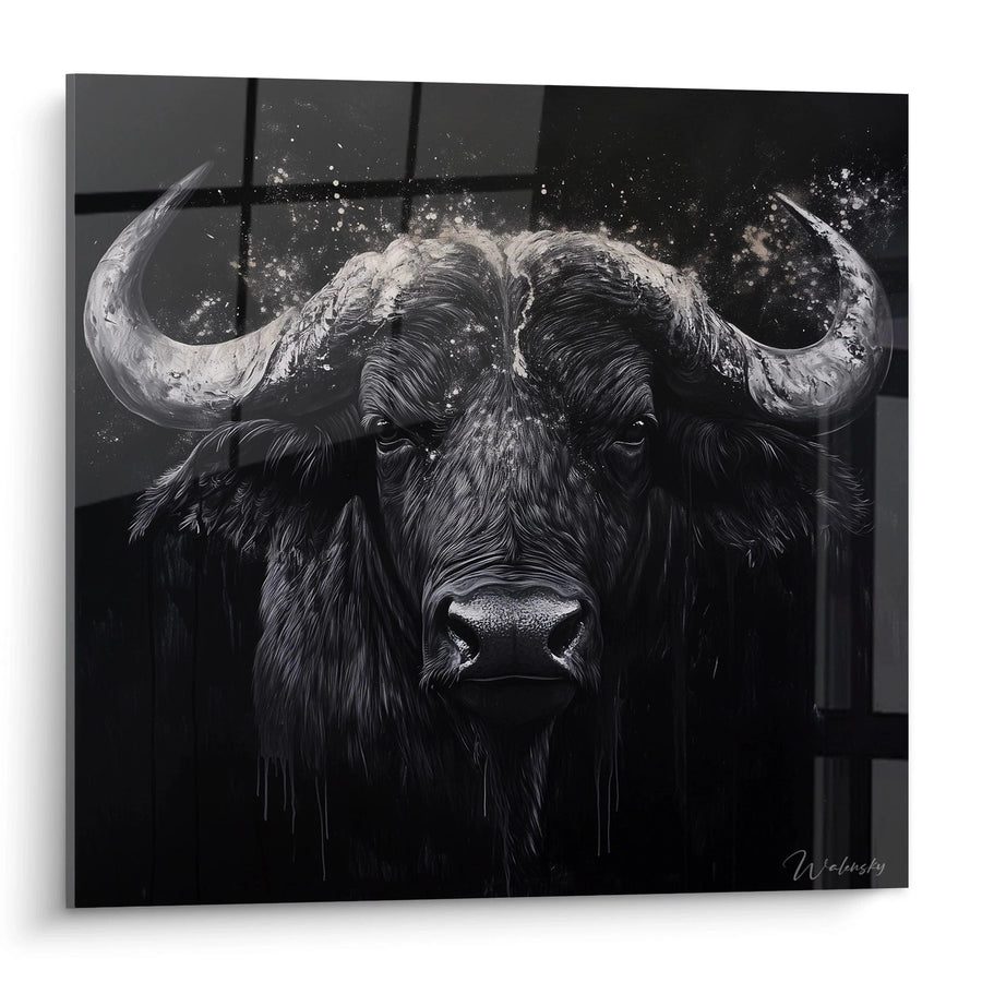 Tableau buffle âme indomptée - édition buffle