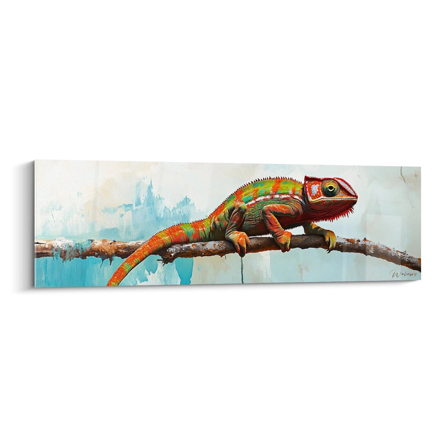 Tableau Caméléon Sage des branches - édition caméléon
