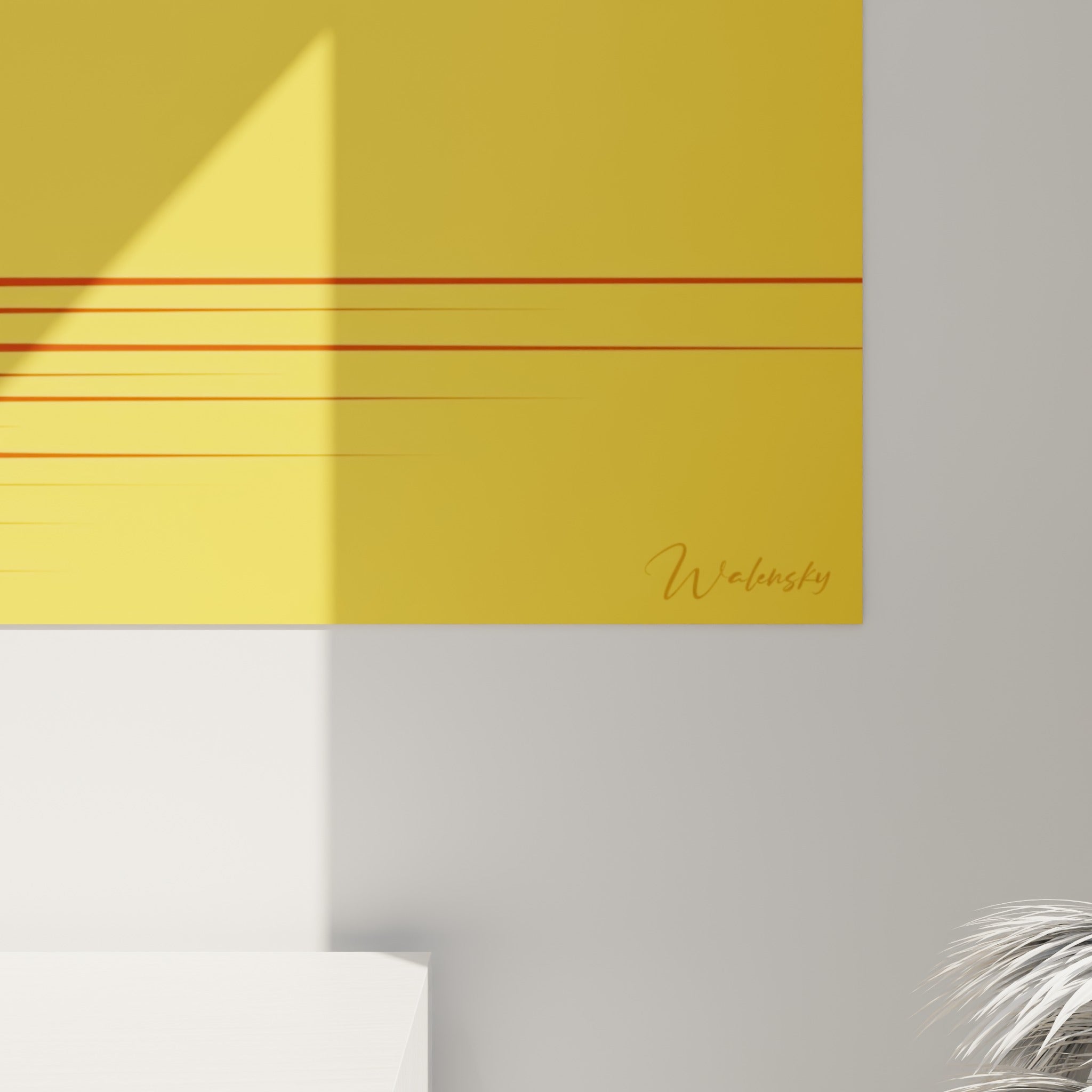 Détail des aplats jaune et rouge du canard, mettant en valeur le grain et les contours nets de l'impression.