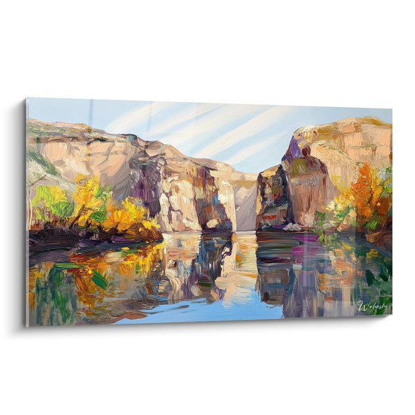 Canyon Herfstschilderij - liggend formaat