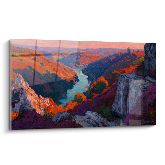 Tableau canyon rivière - Gorges Flamboyantes - édition montagne