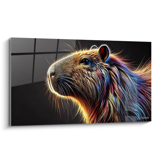 Cuadro Capibara de Miles Reflejos - Edición Capibara Animales