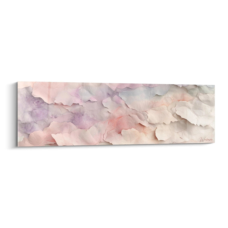 Vaporous Caress Pink Painting - Textured Abstract Edition