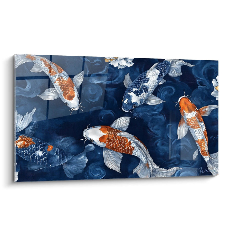 Tableau Carpe koï Rêve de bassin - édition carpe koi