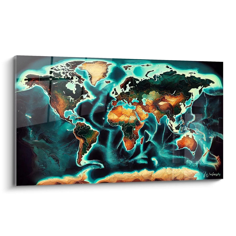 Cuadro Mapa del Mundo N°1 - Edición Mapa del Mundo