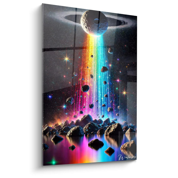 Quadro Cascata di Luce - Edizione Spazio