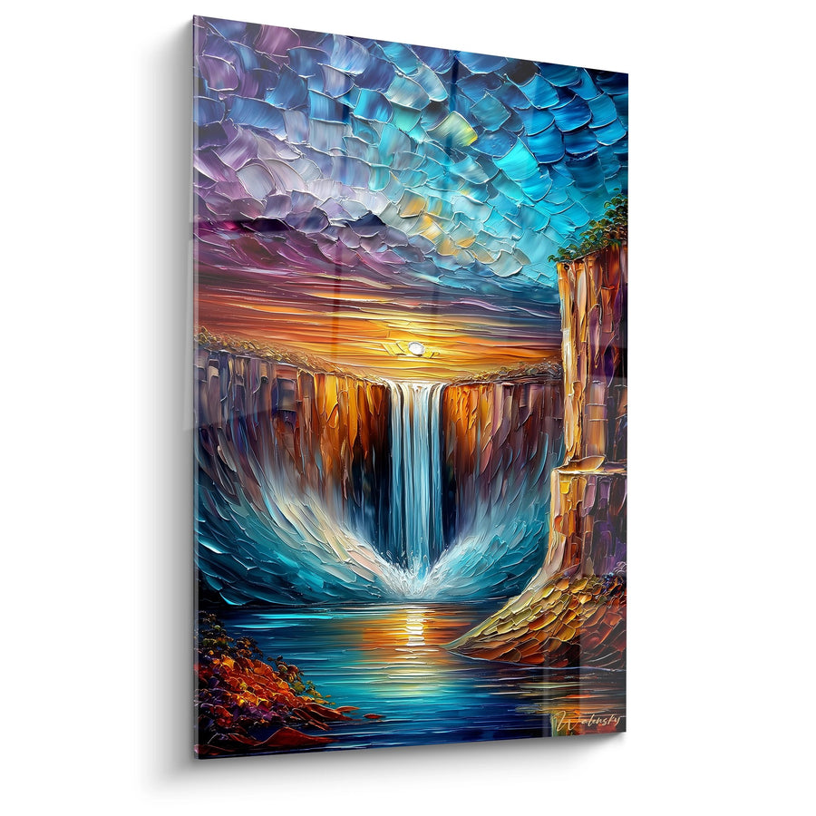 Cuadro cascada majestuosa - Cascada de agua fantasía - edición cascada