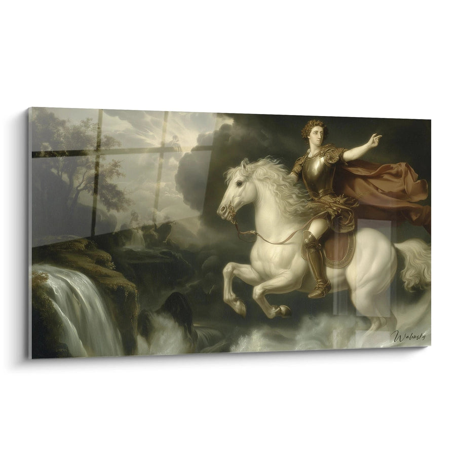 Tableau Cavalier Galop Céleste - édition néo classique
