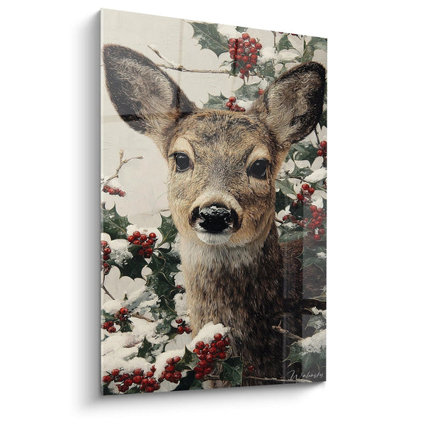 Hirsch-Bild Nachtwächter der Heiligen Nacht – Weihnachtseditio