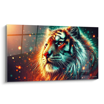 Gemälde Wärmte des Blicks - Tiger Tiere Ausgabe