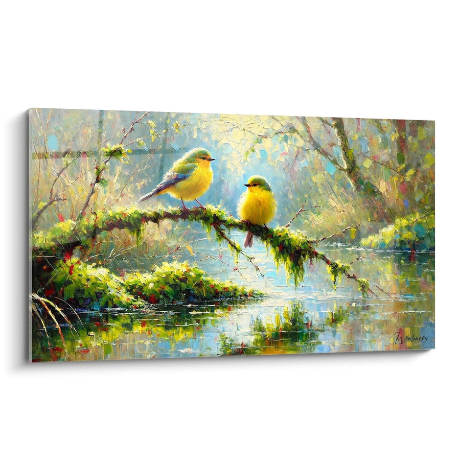 Cuadro Canto Matutino - Edición Pájaros Animales