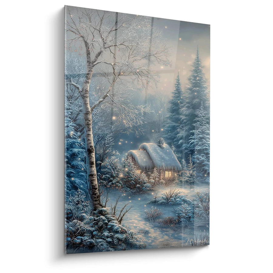 Tableau Chaumière Sortilège Neigeux - édition hiver