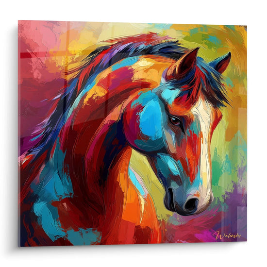 Rainbow Soul Horse Wall Art - Horse Edition