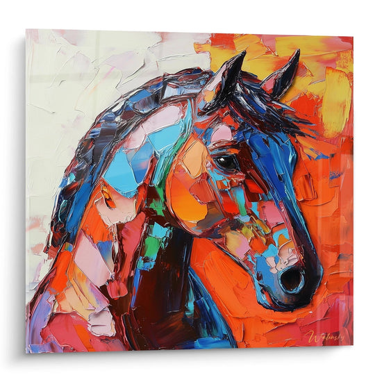 Horse Wall Art Meadow Fire - Horse Edition