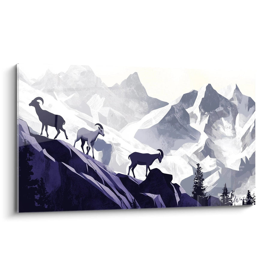 Tableau chèvre murmures d'altitude - édition chèvre des montagnes