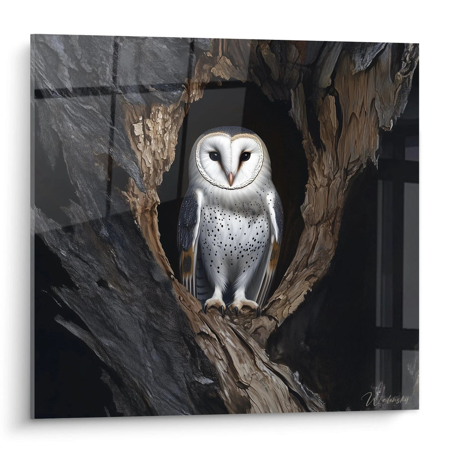Tableau Chouette Âme nocturne - édition chouette