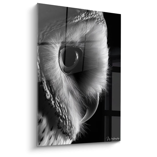 Cuadro Búho Reina de las sombras - edición ojo animal