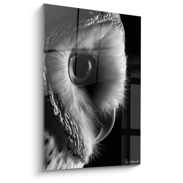 Cuadro Búho Reina de las sombras - edición ojo animal
