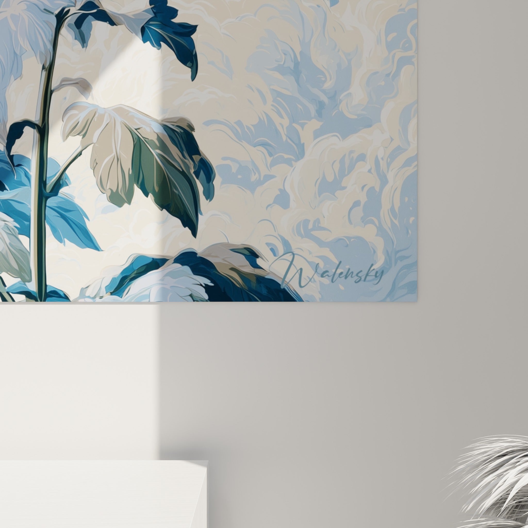 Pétales fins et coulures mauves et roses visibles en gros plan sur ce tableau chrysanthème