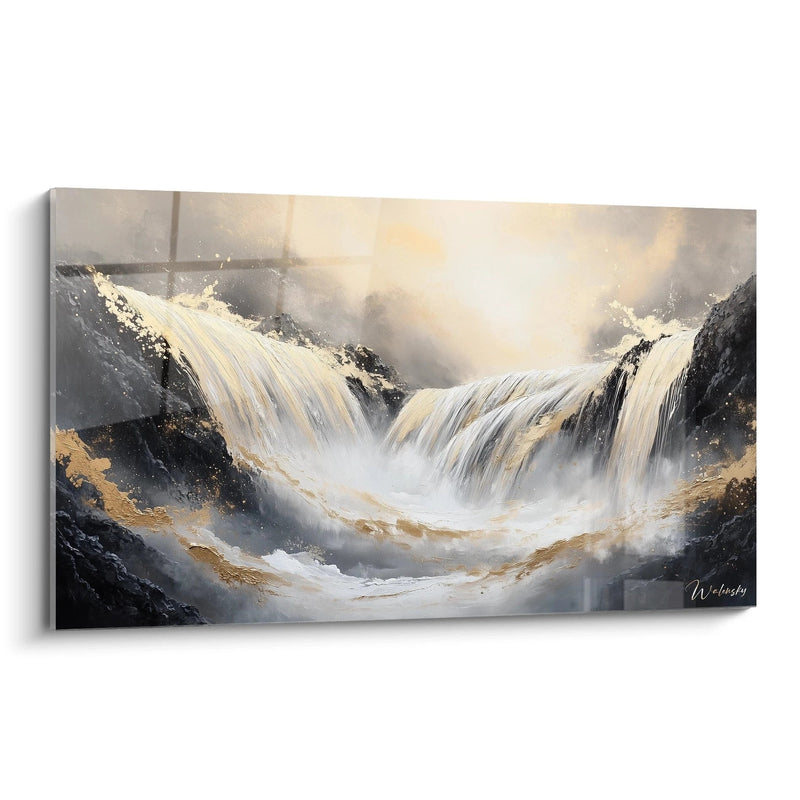 Quadro Cascata Dorata - edizione cascata