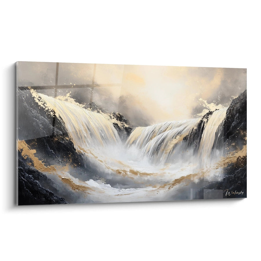Tableau Chute Dorée - edition cascade