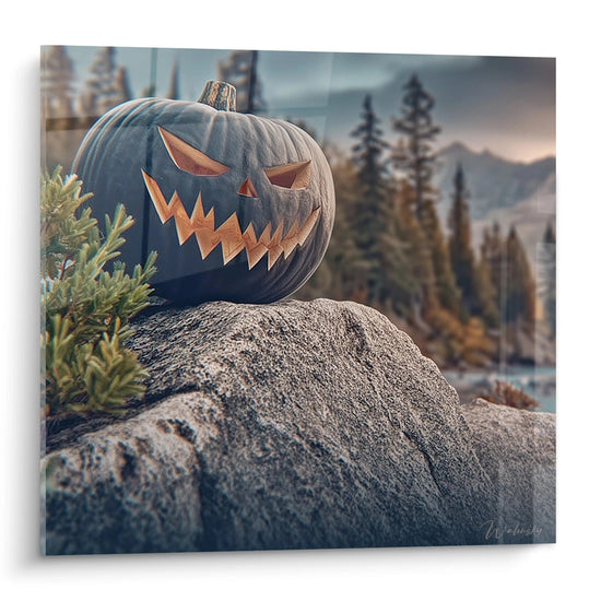 Cuadro Calabaza Guardiana de las Rocas Encantadas - edición Halloween