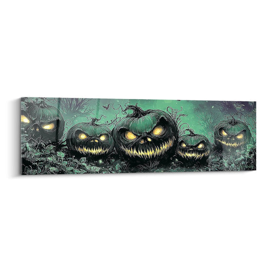 Cuadro Calabazas Centinelas del Reino Oscuro - edición de Halloween