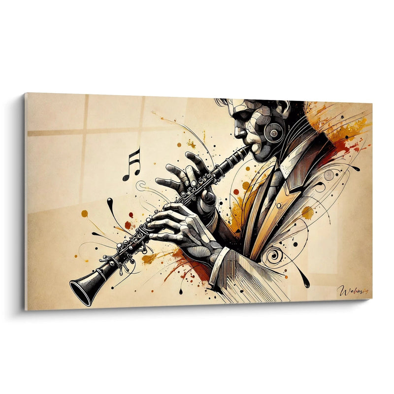 Quadro Clarinetto N°1 - Edizione Musica Astratta