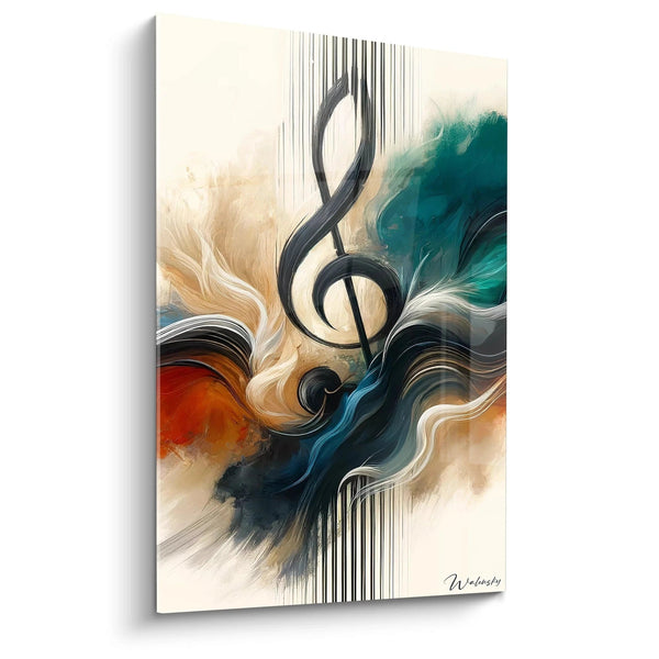 Cuadro Claves de Sol - Edición Música Abstracta