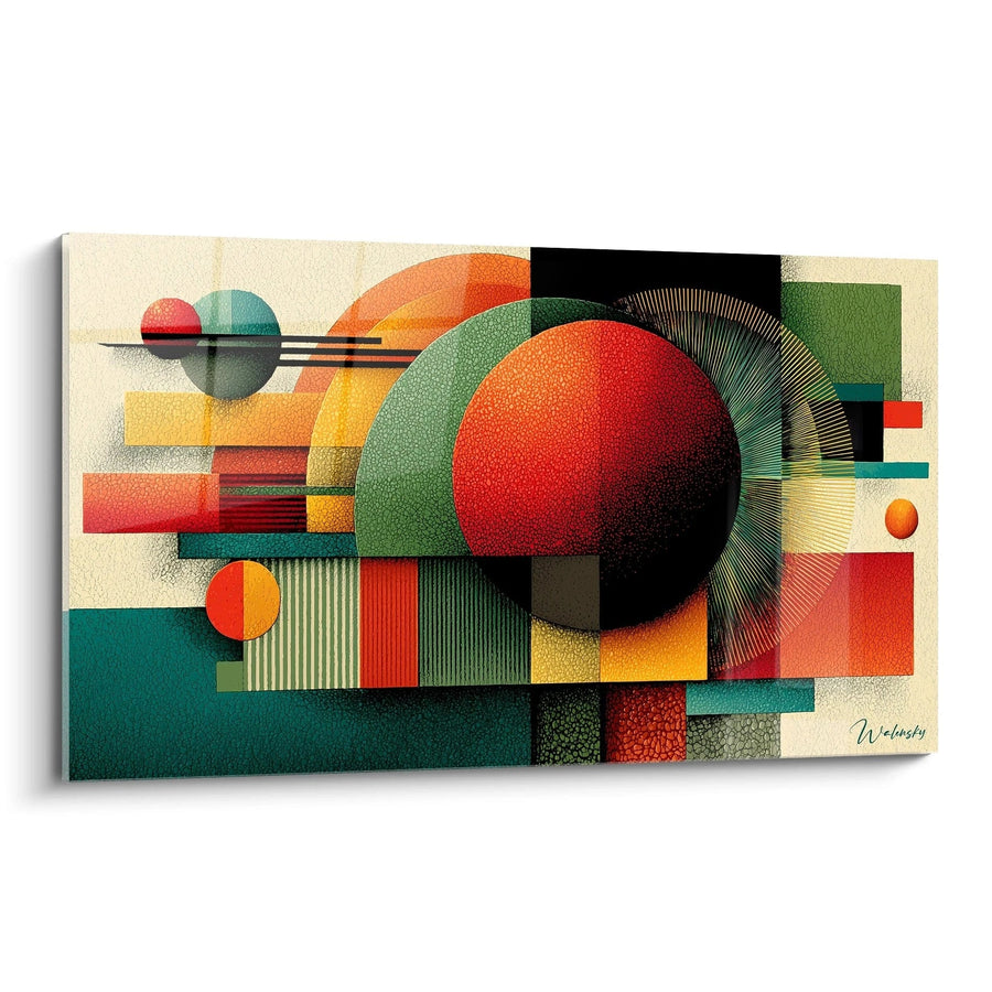 Tableau Composition Géométrique Rythme Constructif - édition Bauhaus