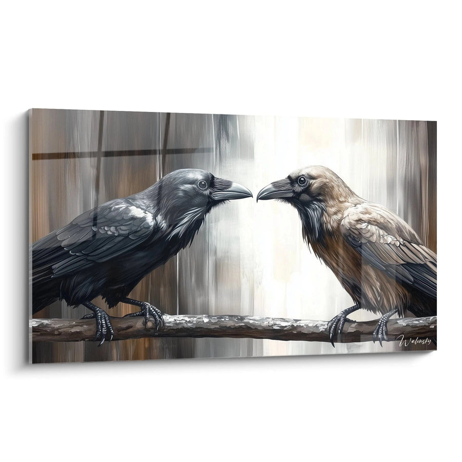 Tableau corbeau confidences secrètes - édition corbeau