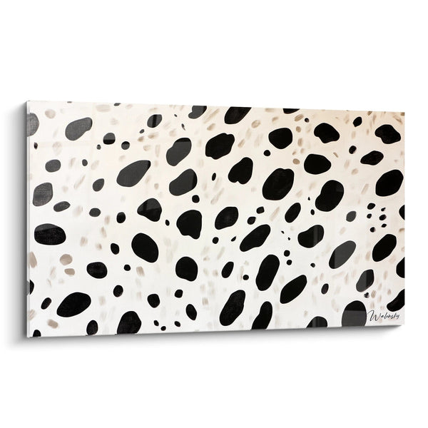 Cuadro Cosmos Dálmata - edición manchada en blanco y negro