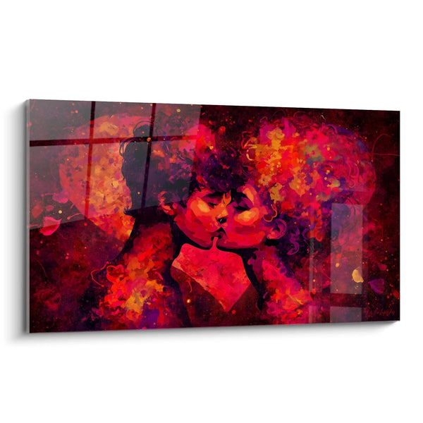 Cuadro pareja beso apasionado - edición sant valentin
