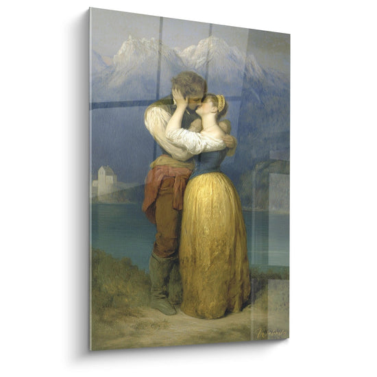 Cuadro Pareja Ídila Alpina - edición Romanticismo