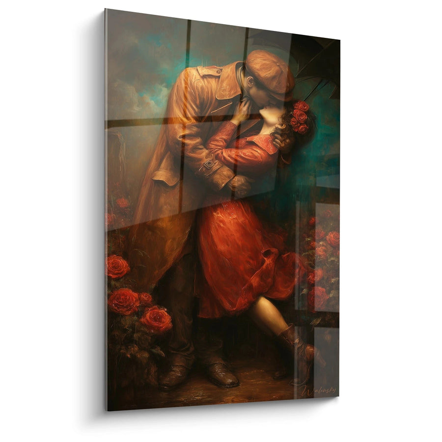 Tableau Couple La Valse des Cœurs Enlacés - édition saint valentin