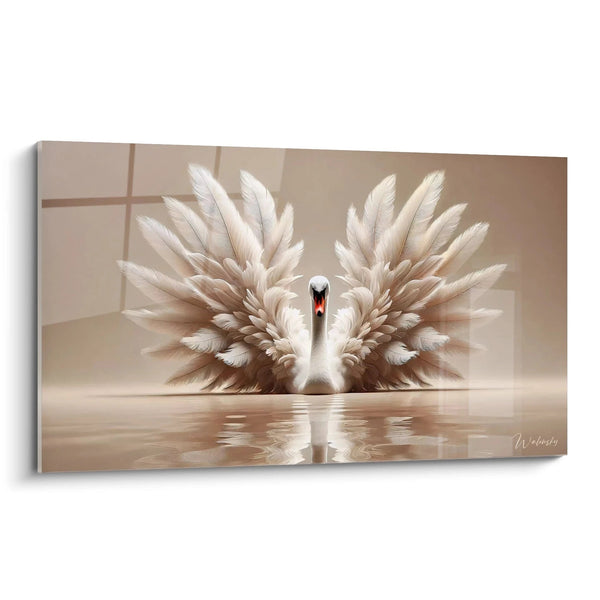 Feather Crown Painting - Swan Animals Edition